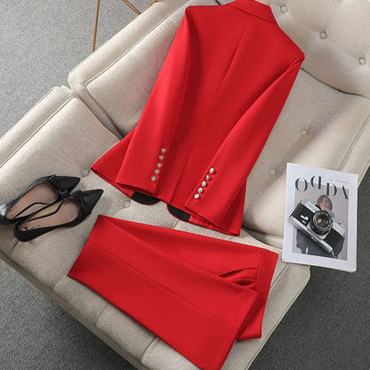 Elegnat Women's  Office 2-Piece Suit