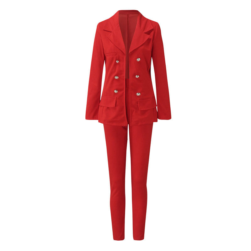 Elegant Women's Business Blazar & Pants Set