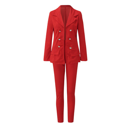Elegant Women's Business Blazar & Pants Set