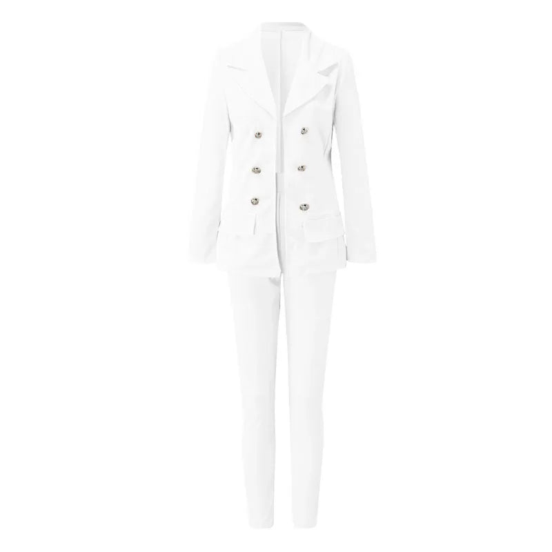Elegant Women's Business Blazar & Pants Set