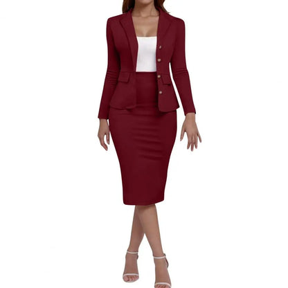 Women's Elegant Skirt Suit Set