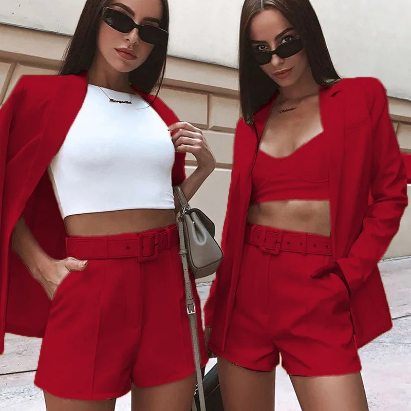 Women's Casual 2- Piece Shorts Set