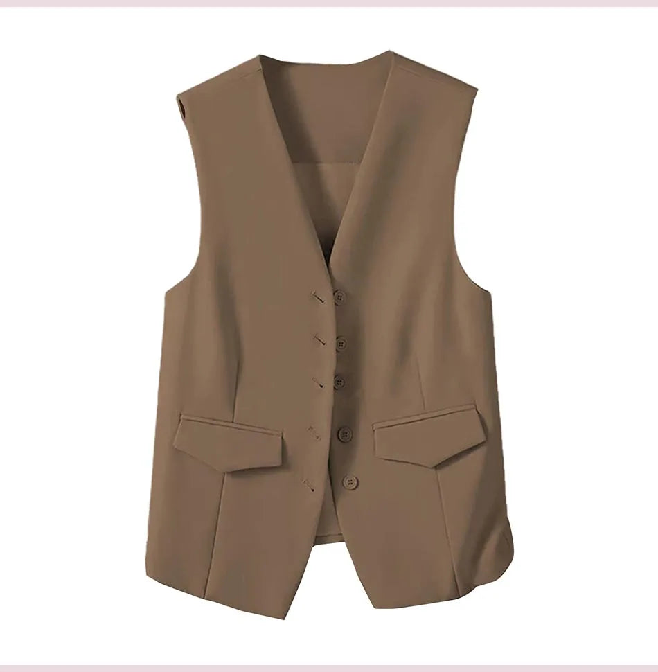 Women's V-Neck Business Vest
