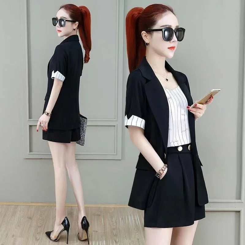 Elegant Women's 3-Piece Suit Set