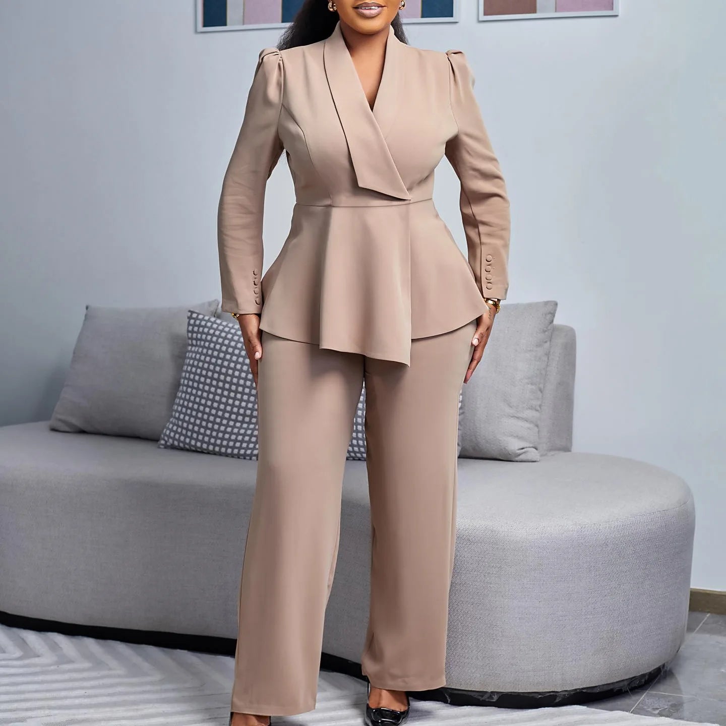 Women's Hight-Waist 2- Piece Set