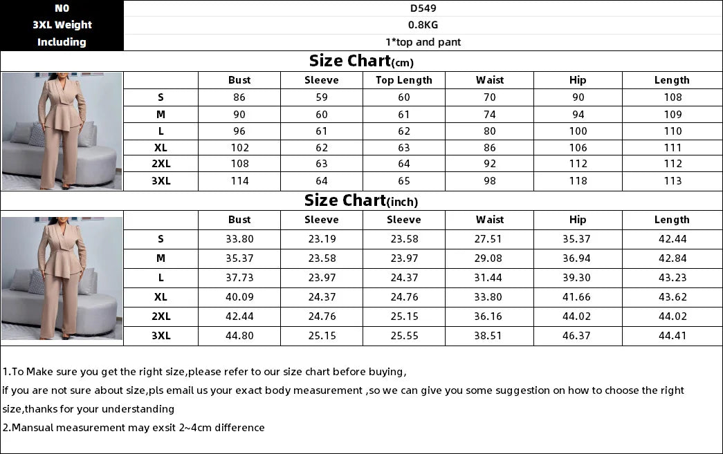 Women's Hight-Waist 2- Piece Set
