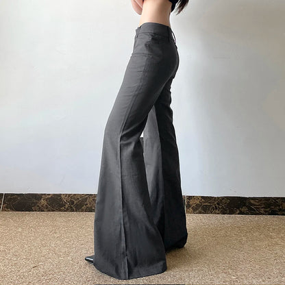 Elegant Women's Slim-fit Trousers