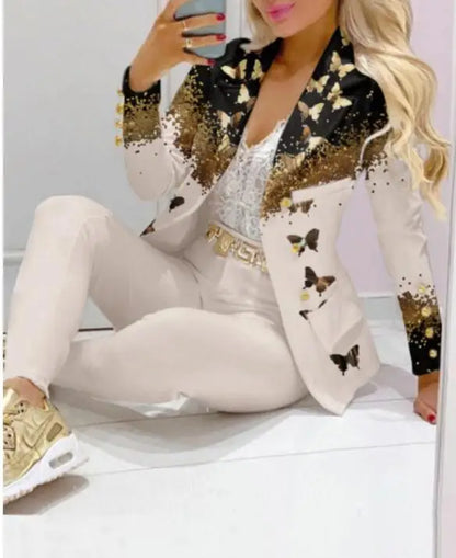 Elegant Women,s Office Blazer Set
