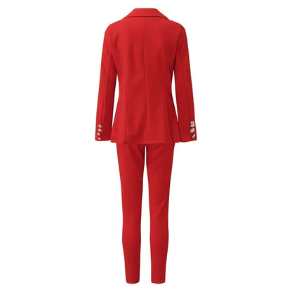 Elegant Women's Business Blazar & Pants Set