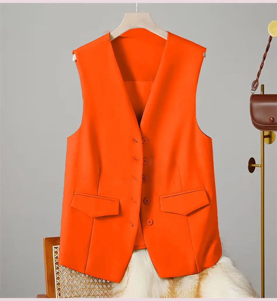 Women's V-Neck Business Vest
