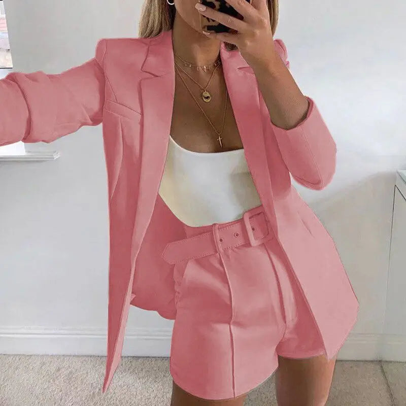 Women's Casual 2- Piece Shorts Set