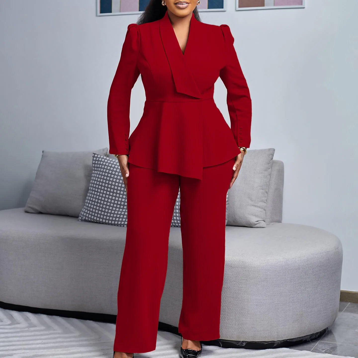 Women's Hight-Waist 2- Piece Set