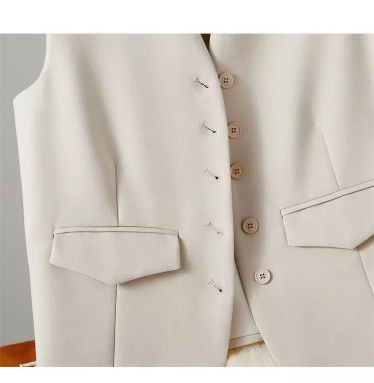 Women's V-Neck Business Vest