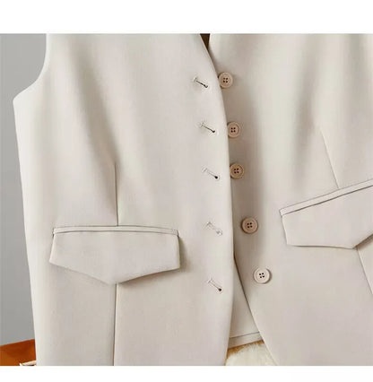 Women's V-Neck Business Vest