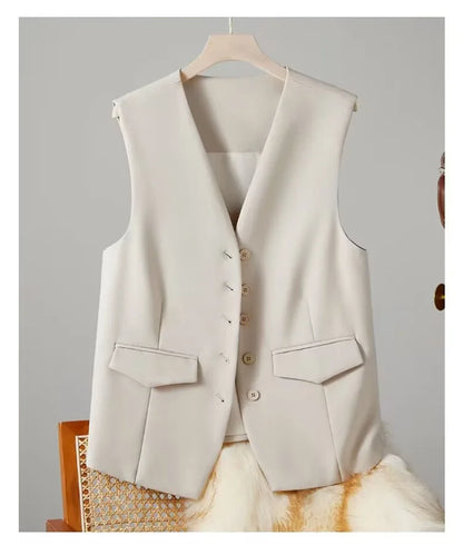 Women's V-Neck Business Vest