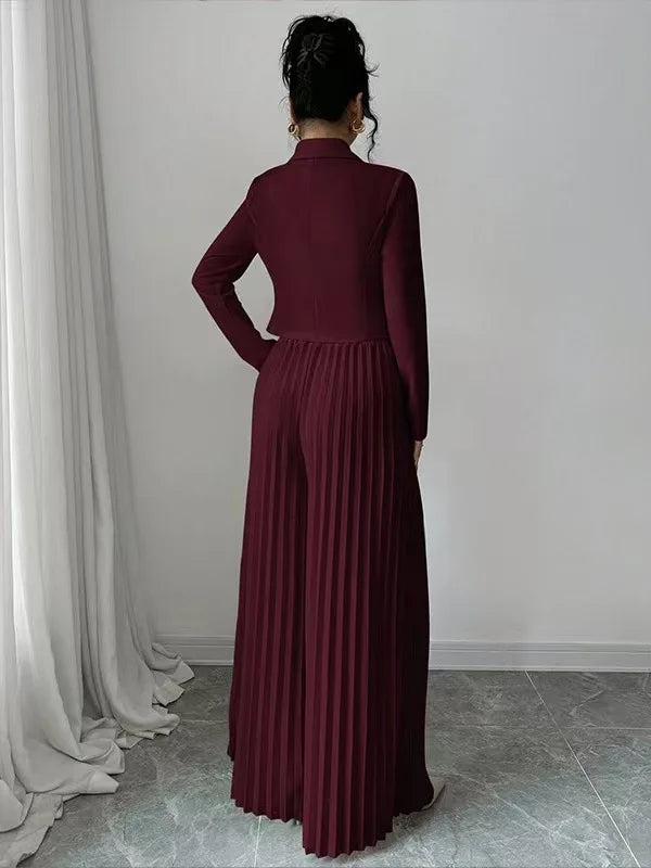 Women's Pleated 2- Piece Set