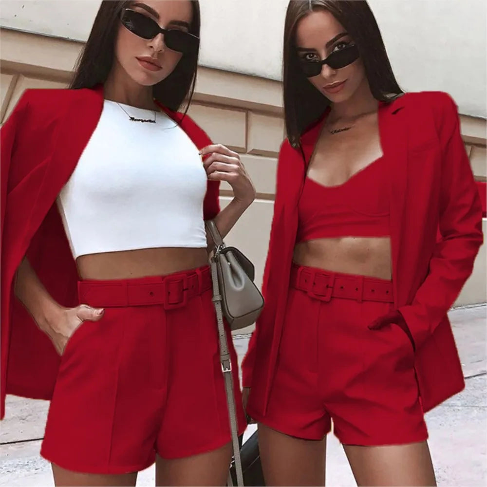 Women's Casual 2- Piece Shorts Set