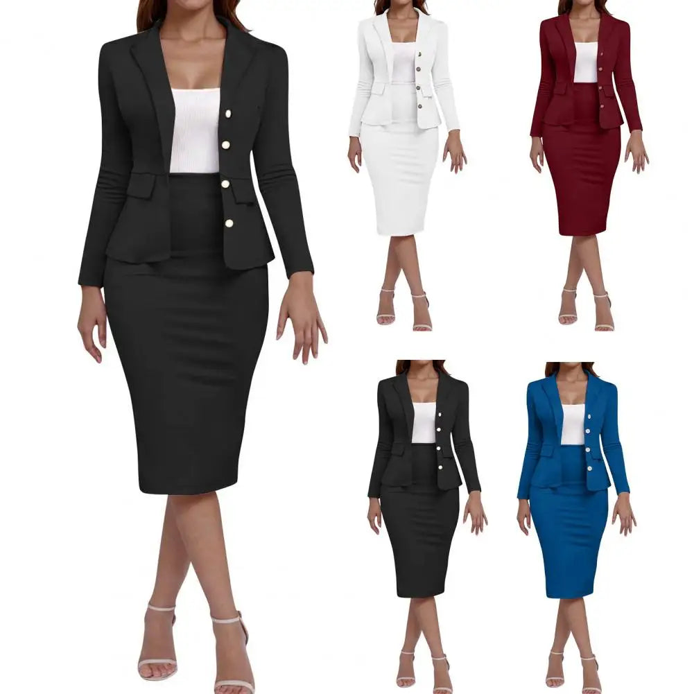 Women's Elegant Skirt Suit Set
