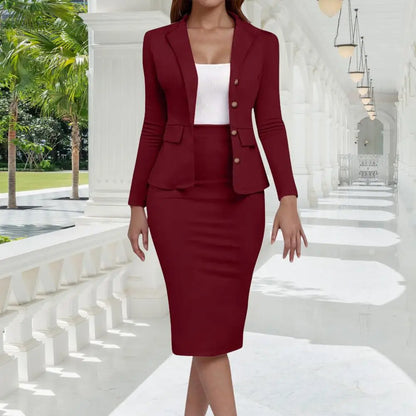 Women's Elegant Skirt Suit Set